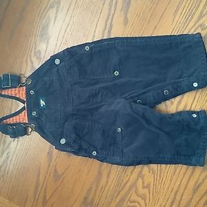 OshKosh navy corduroy overalls